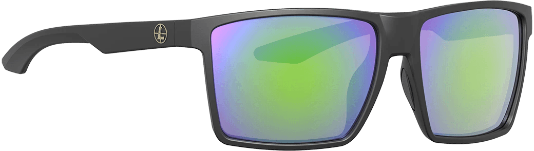 Leupold 184364 Performance Wear Desoto Emerald Mirror Lens Polycarbonate Matte Black Frame