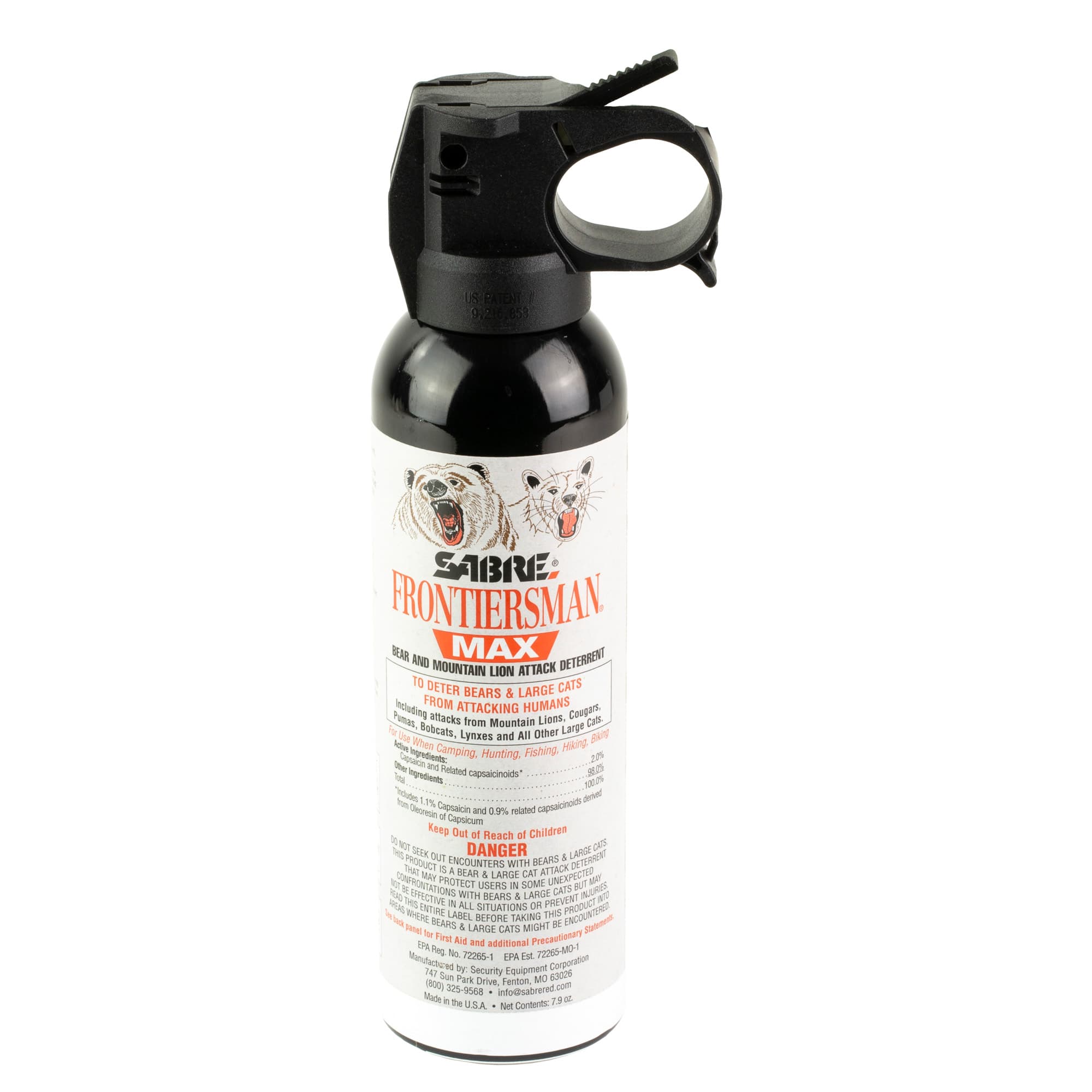 Sabre Frontiersman Max Bear and Lion Spray 7.9 oz