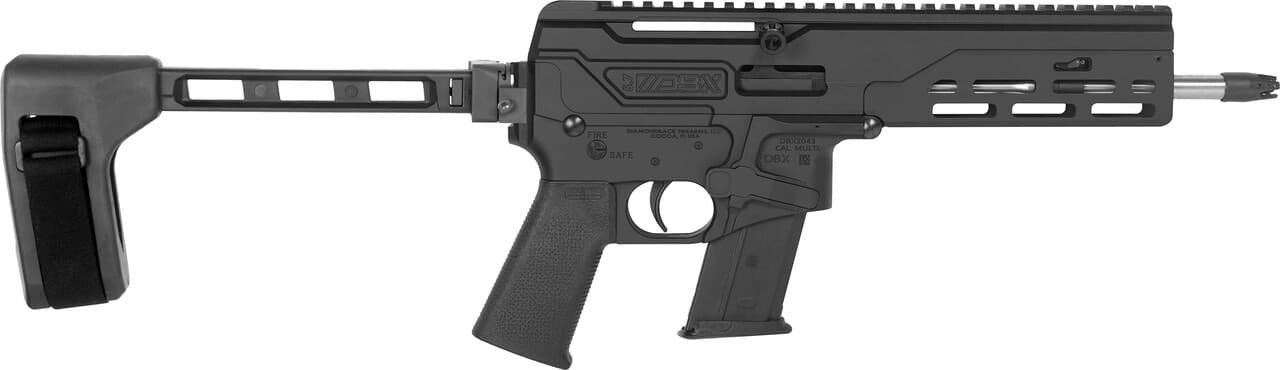 Diamondback DBX57 5.7x28mm 8in Barrel 20+1 Rounds Black Folding Brace