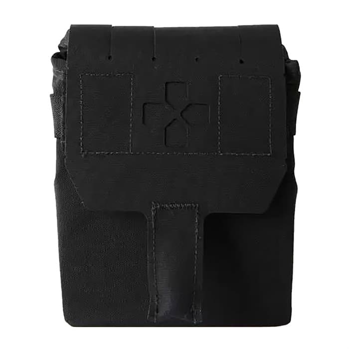 TRAUMA KIT NOW! ADVANCED SUPPLIES MOLLE MOUNTED BLACK