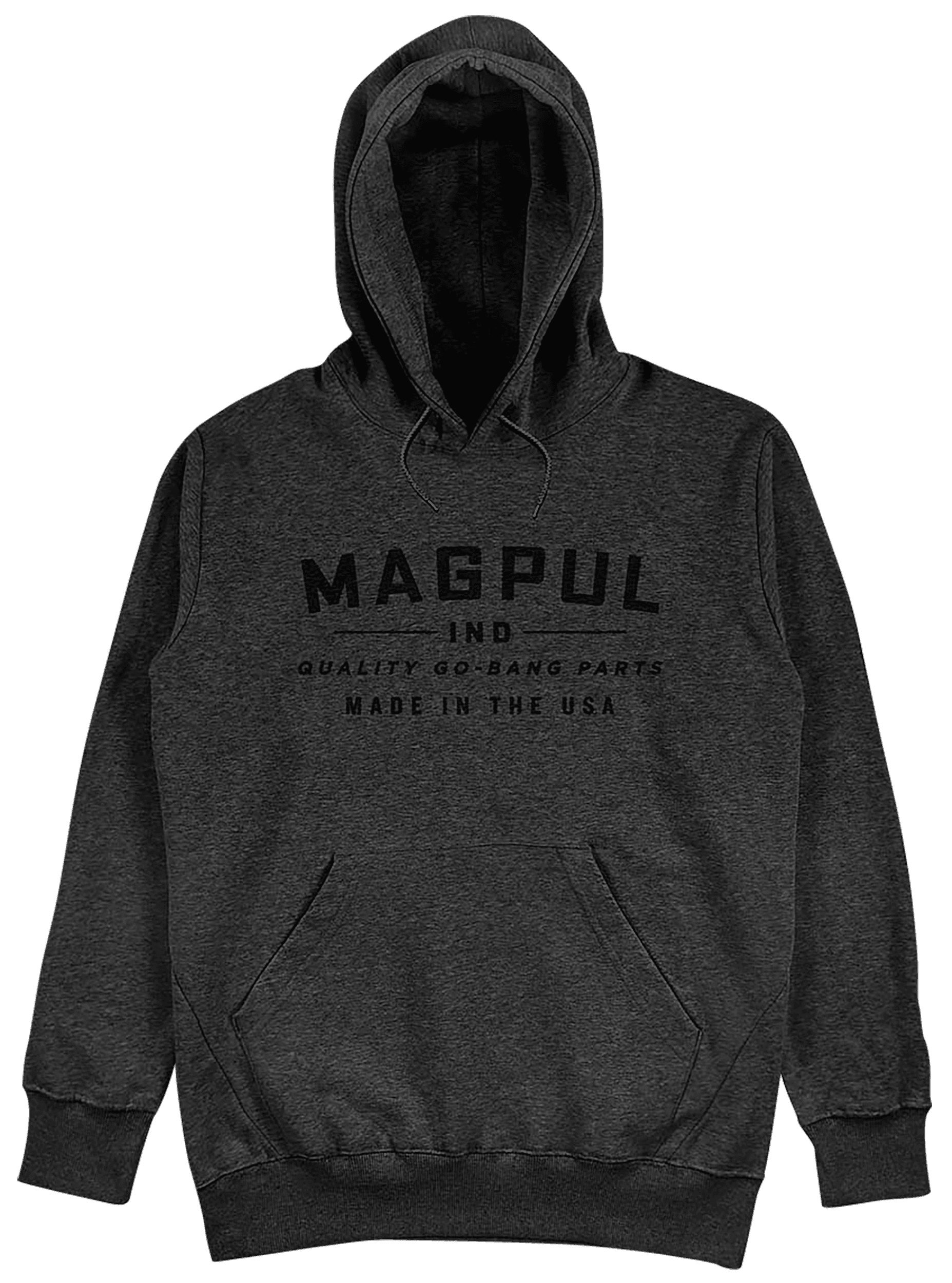 Magpul MAG1256-011-S Go Bang Parts  Charcoal Heather Long Sleeve Small