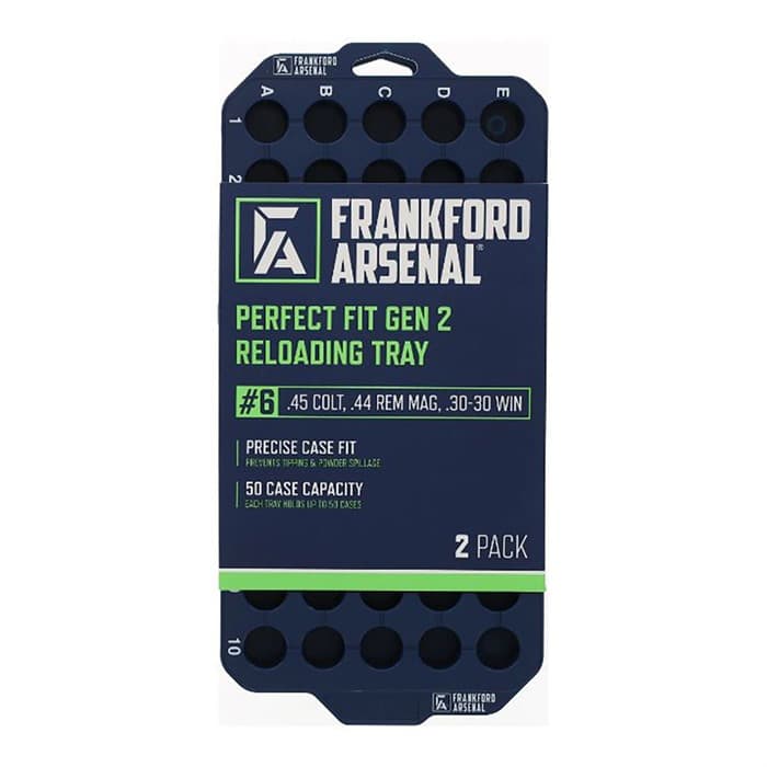 Frankford Arsenal Perfect Fit Reloading Tray #6 .45 Colt .44 REM MAG 2/ct