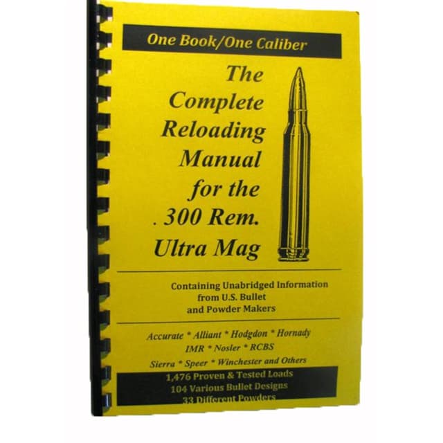LOADBOOK-300 REMINGTON ULTRA MAGNUM
