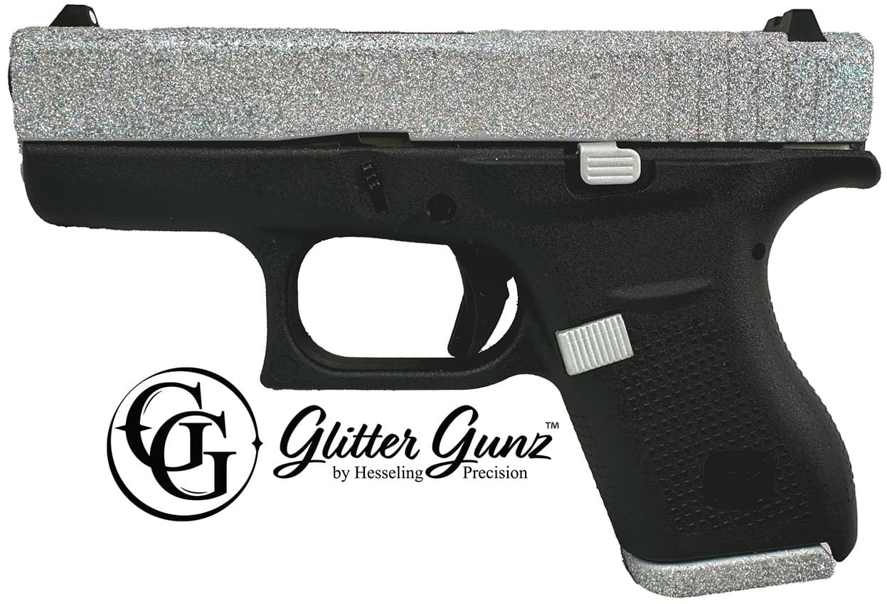 Glock G42 .380 ACP 3.25 Inch Barrel 6 Rounds Glitter Diamond Finish
