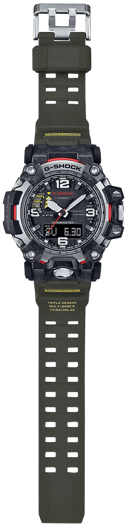 G-shock/vlc Distribution GWG20001A3 G-Shock Tactical MudMaster Keep Time Green Features Digital Compass