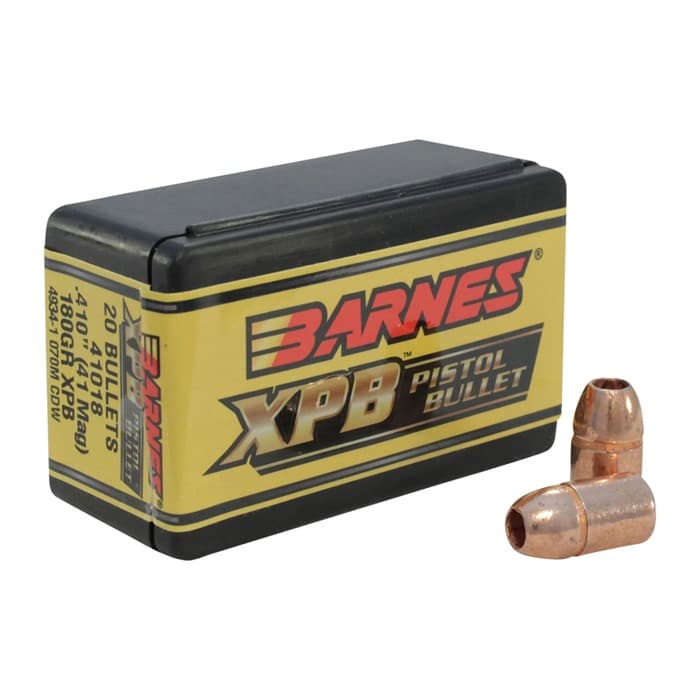 Barnes XPB Pistol Bullets .41 Mag .410" 180 gr XPBFB PST 20/ct