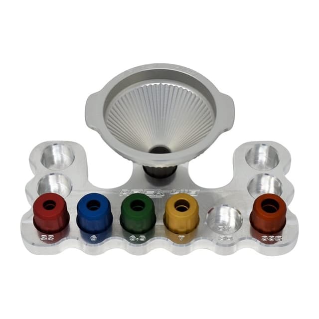 Area 419 Master Funnel Kit 22-338 Heads/ Funnel/ Handle/ Storage Block