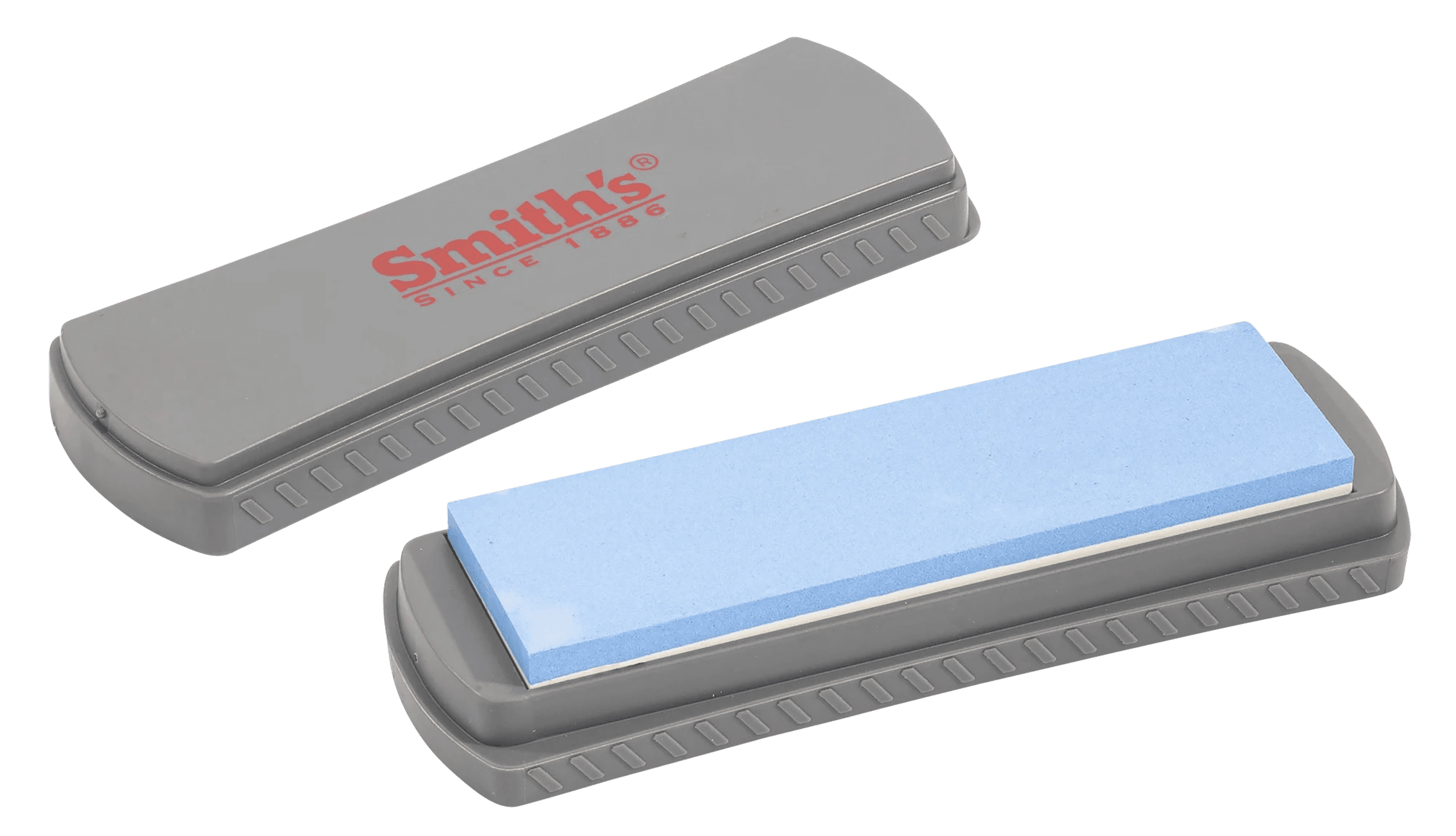 Smiths Products 51314 DualGrit Double-Sided Whetstone 6" Grit Sharpener Medium Gray