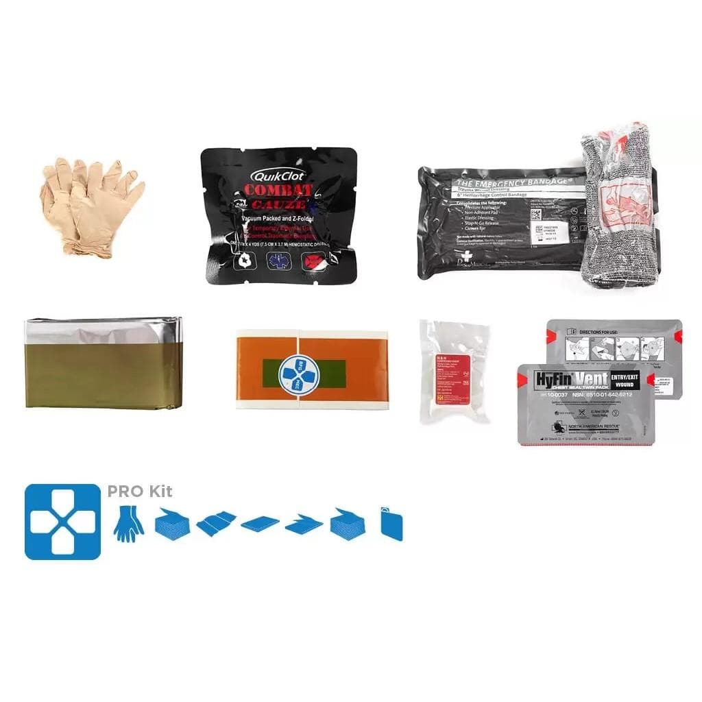 Blue Force Gear Trauma Kit NOW! Small PRO Supplies Wolf Grey