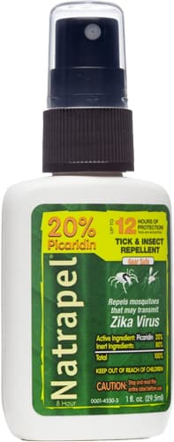 Natrapel 00066850 Picaridin Insect Repellent 1oz Spray Repels Ticks & Biting Insects Effective Up to 12 hrs