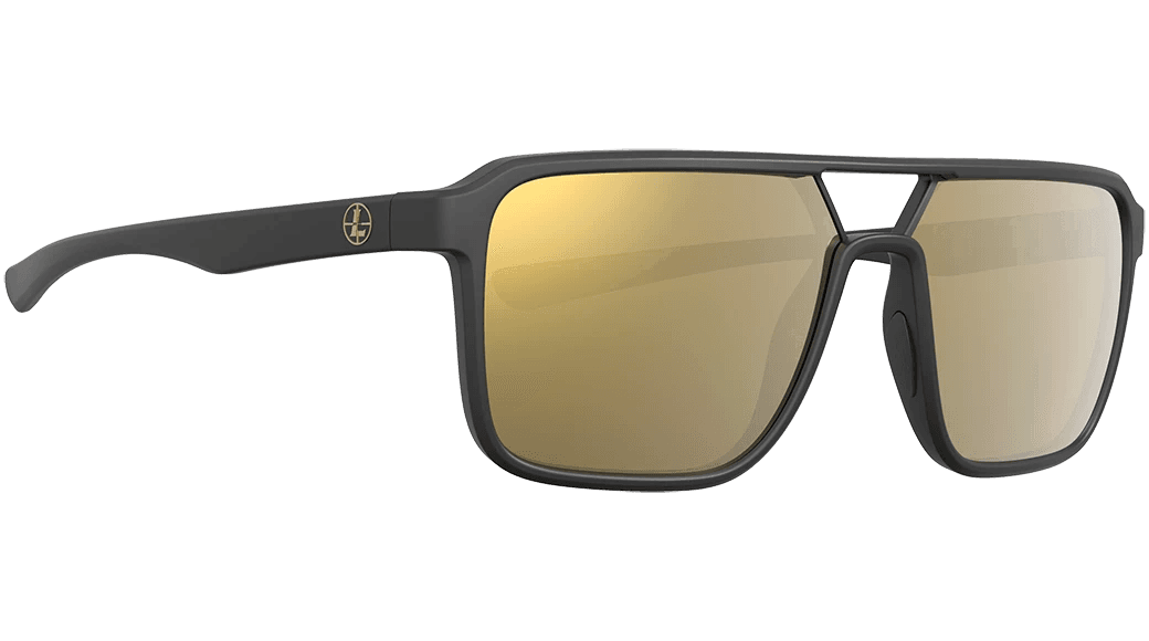 Leupold 182675 Performance Wear Bridger Bronze Mirror Lens Polycarbonate Matte Black Frame