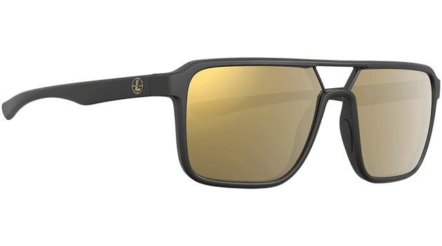 Leupold 182675 Performance Wear Bridger Bronze Mirror Lens Polycarbonate Matte Black Frame