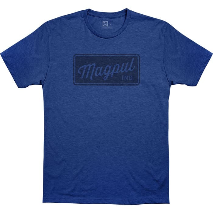 ROVER BLOCK CVC T-SHIRT X-LARGE ROYAL HEATHER