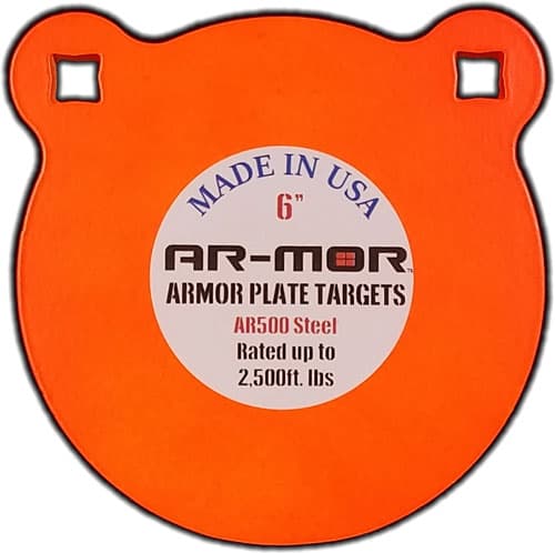 AR-MOR 6" AR500 STEEL GONG