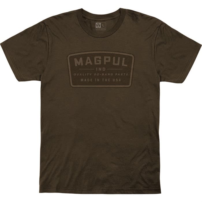 GO BANG PARTS COTTON T-SHIRT 3X-LARGE BROWN