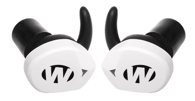 Walker's GWPSLCR2BTWHT Silencer BT 2.0 Electronic Ear Buds Sports South Exclusive White Polymer