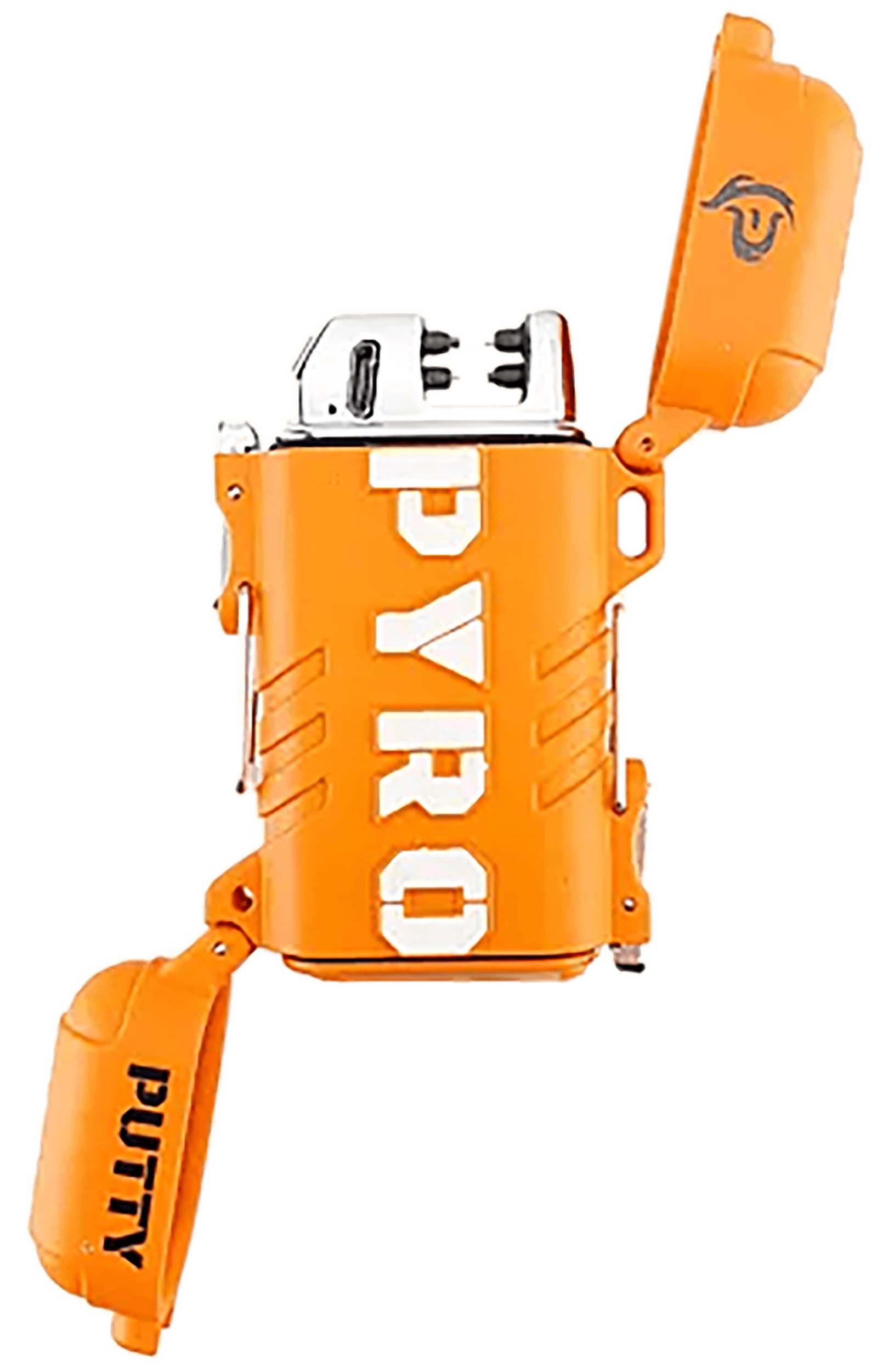 Pyro Putty PPARC2 Dual Arc Elite Lighter Gray 2.63" Long Includes USB Cable/Lanyard
