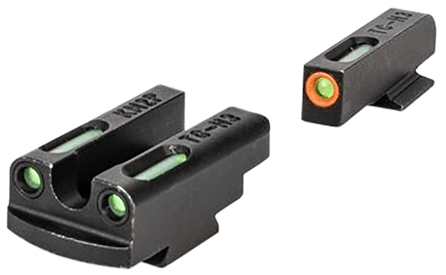 Kimber Micro 9 Truglo TFX Front Orange Green Fiber Optic Rear Green Fiber Optic