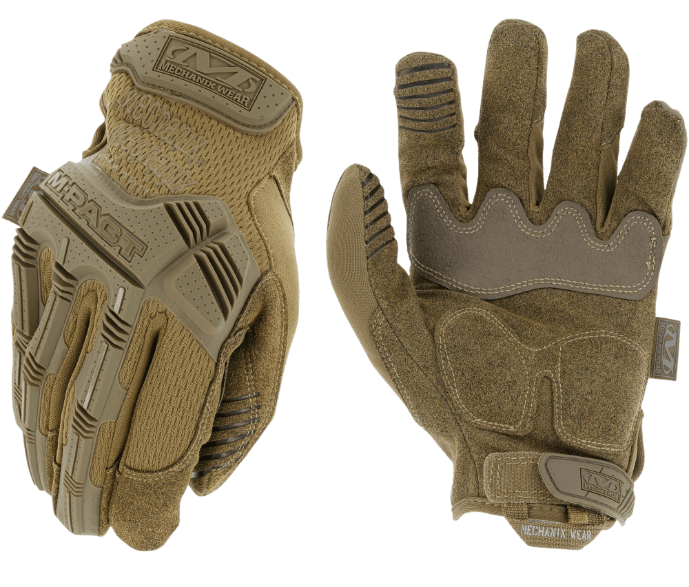 Mechanix Wear MPT72012 M-Pact  Coyote Synthetic Leather 2XL TPR Closure