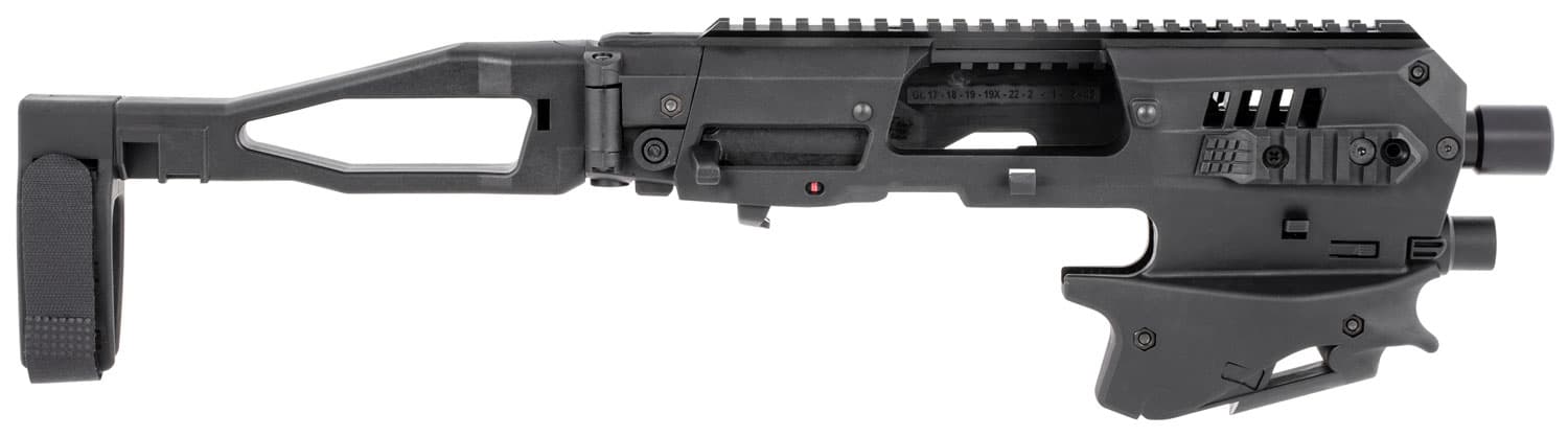 CAA MCK Micro Conversion Kit 9mm - Black | Fits Glock 17, 19, 19X, 22, 23, 31, 32, G45