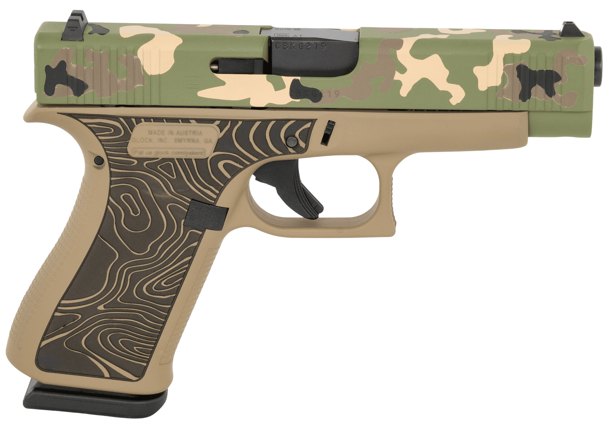 Glock G48 Gen5 9mm Luger 4.17in 10+1 Serrated Steel Slide Polymer Frame