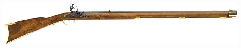 Traditions R2010 Kentucky Rifle  50 Cal Flintlock 33.50" Color Case/ Hardened Walnut