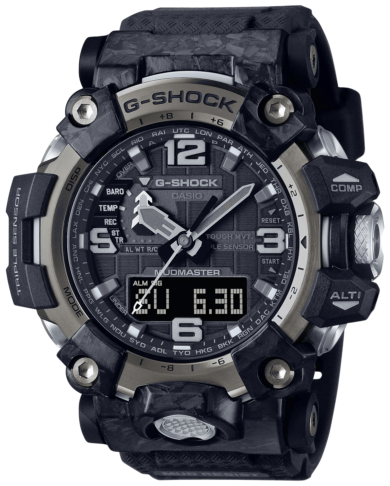 G-shock/vlc Distribution GWG20001A1 G-Shock Tactical MudMaster Keep Time Black Features Digital Compass
