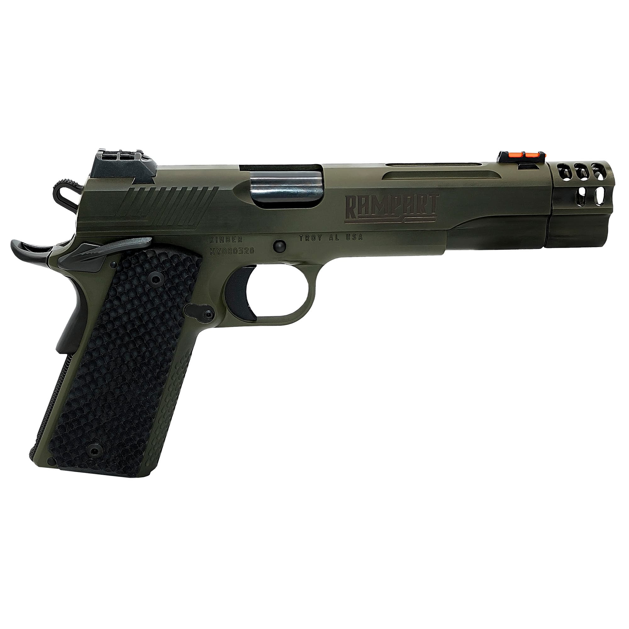 Kimber Rampart Pistol 38 Super 5 in. OD Green 9 rd. Compensated