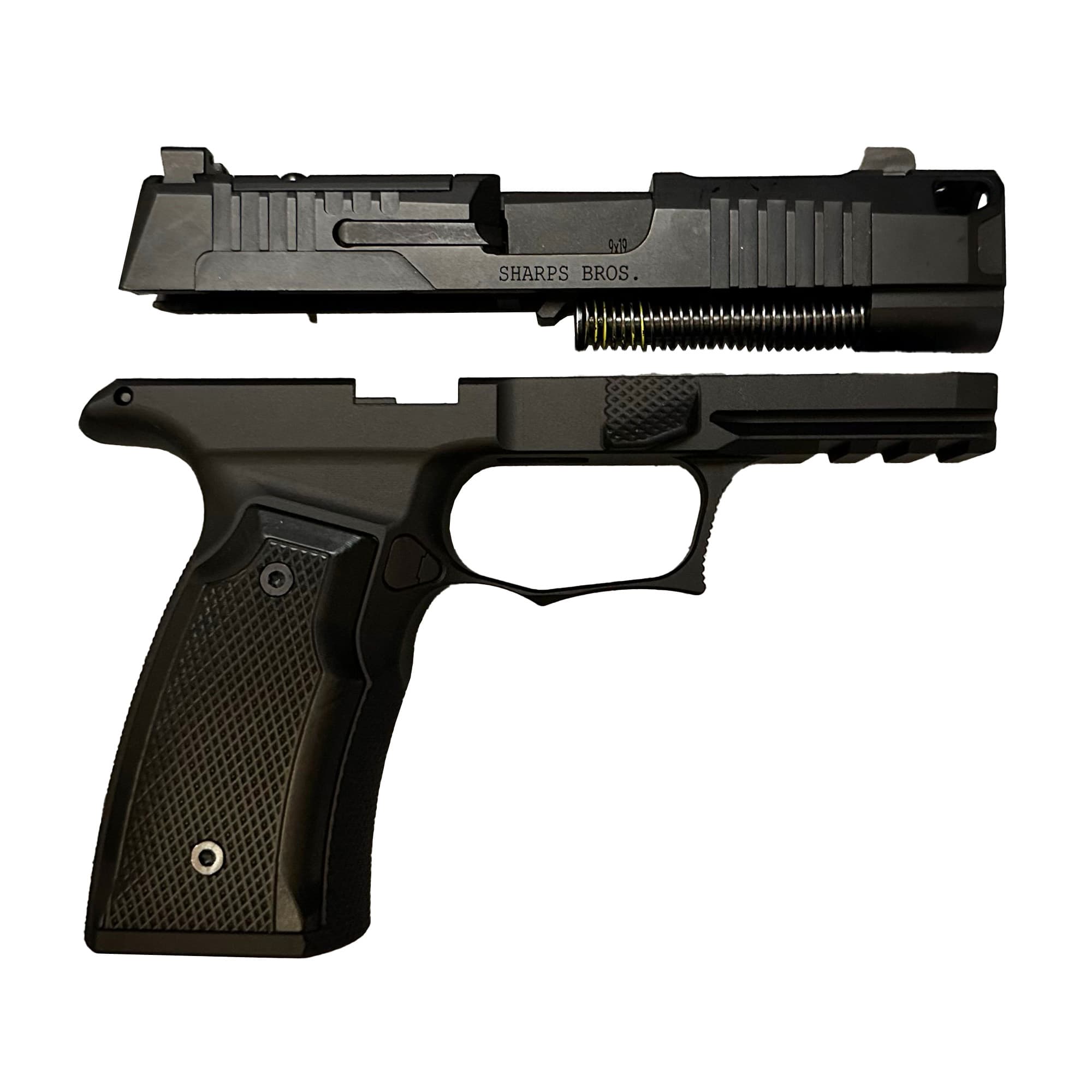 Sharps Bros Sbpk01 365 X Macro Pistol Kit 9mm 3.1in Barrel Optic Ready