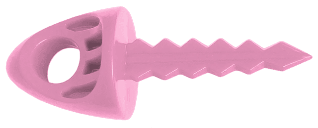 Targettack Llc Targettack Pink Polycarbonate Plastic 1" For Paper/Vinyl Targets 12 Pack