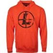 Leupold Distressed Reticle Performance Men's Hoodie Blaze Orange L