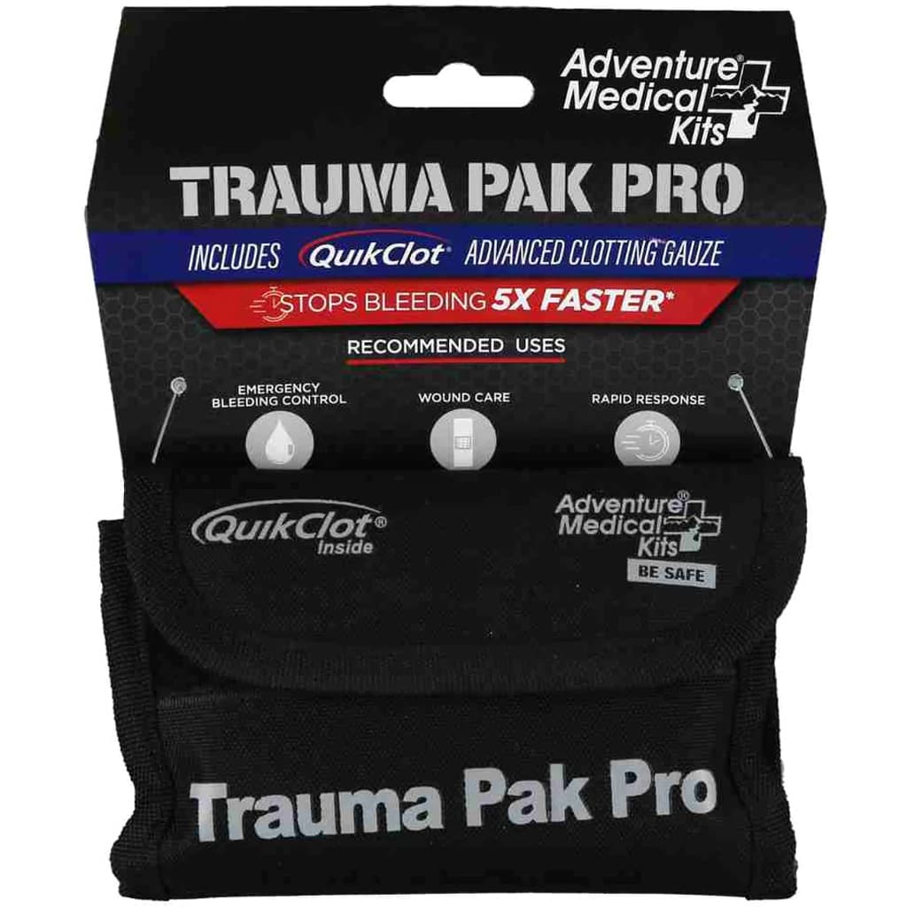 Adventure Medical Kits 20640293 Trauma Pak Pro  Stop Bleeding Black