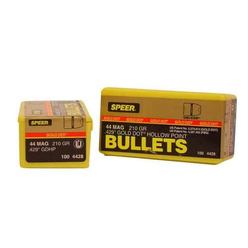 Speer Gold Dot Personal Protection Handgun Bullets .44 cal .429" 210 gr GDHP 100/ct