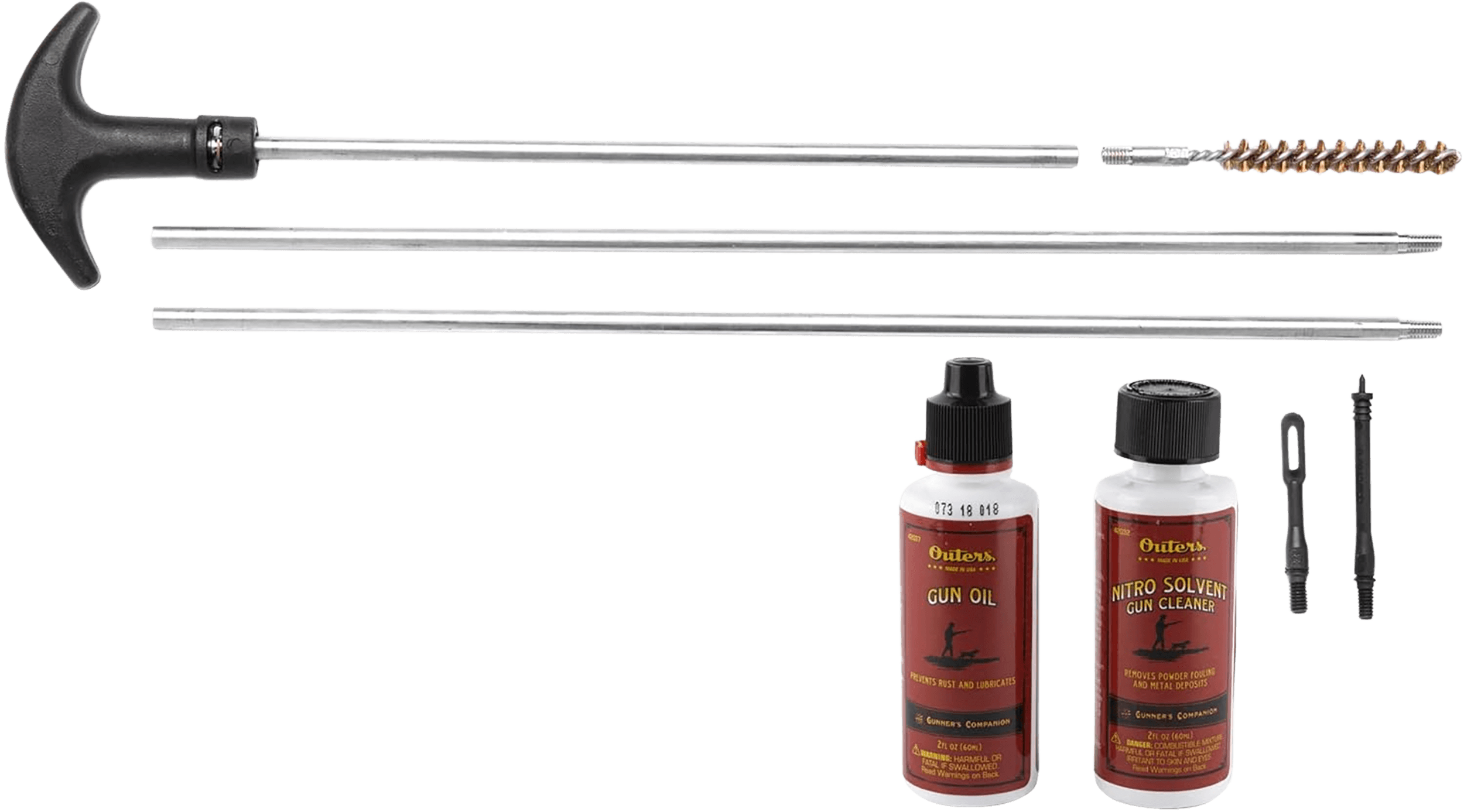 Outers 96221 Aluminum Rod Rifle Kit 7mm 270 Cal 284 Cal Rifle (Clam Pack)