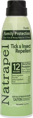 Natrapel 00066878 Picaridin Insect Repellent 6 oz Aerosol Repels Ticks & Biting Insects Effective Up to 12 hrs