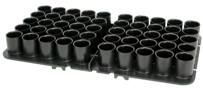 MTM Case-Gard ST1240 Shotshell Tray Black 12 Gauge Shotgun 50rd Polypropylene