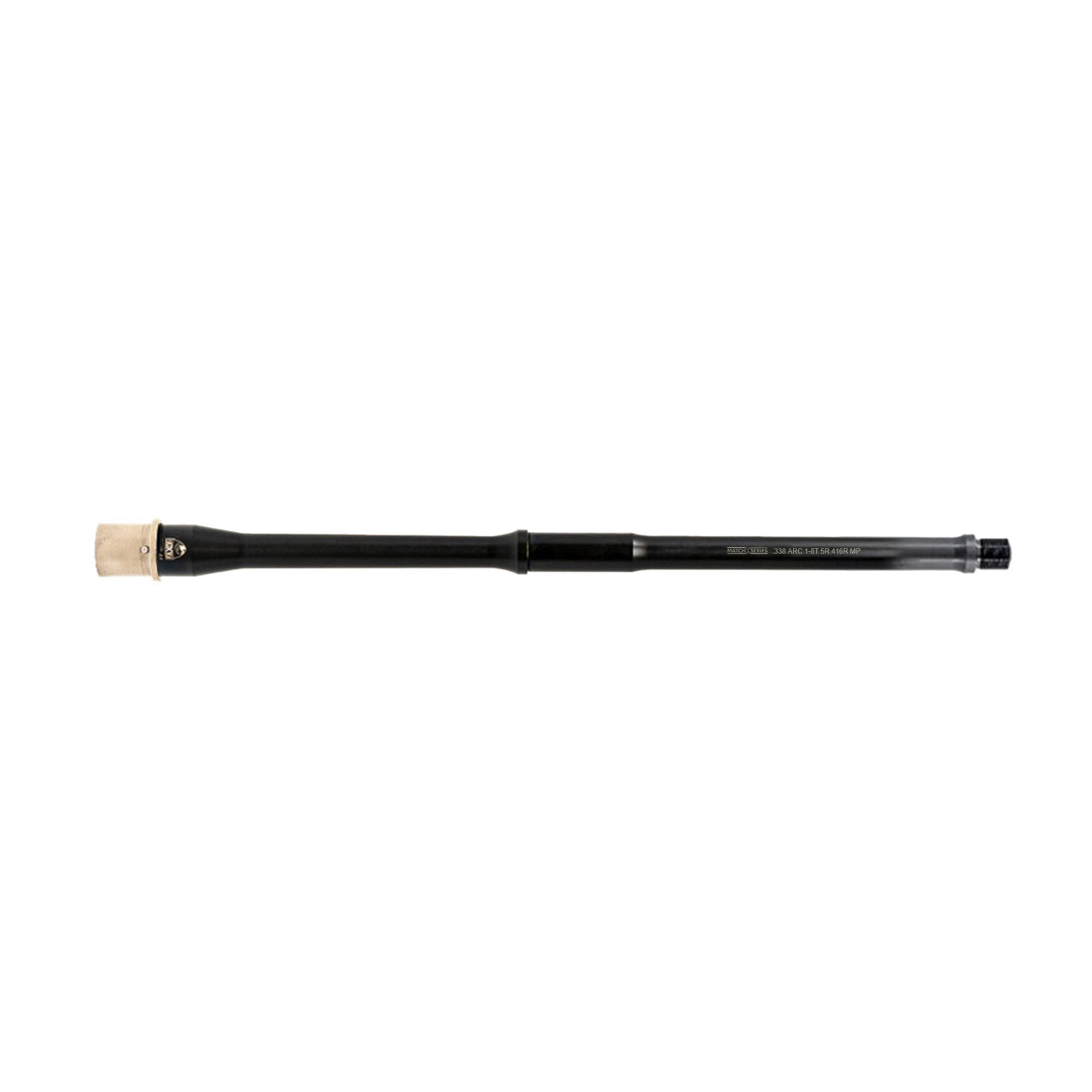 Faxon Firearms 15B338A8C16NGQ5RNP3 Gunner  338 ARC 16" Black Nitride 416-R Stainless Barrel Fits AR-15