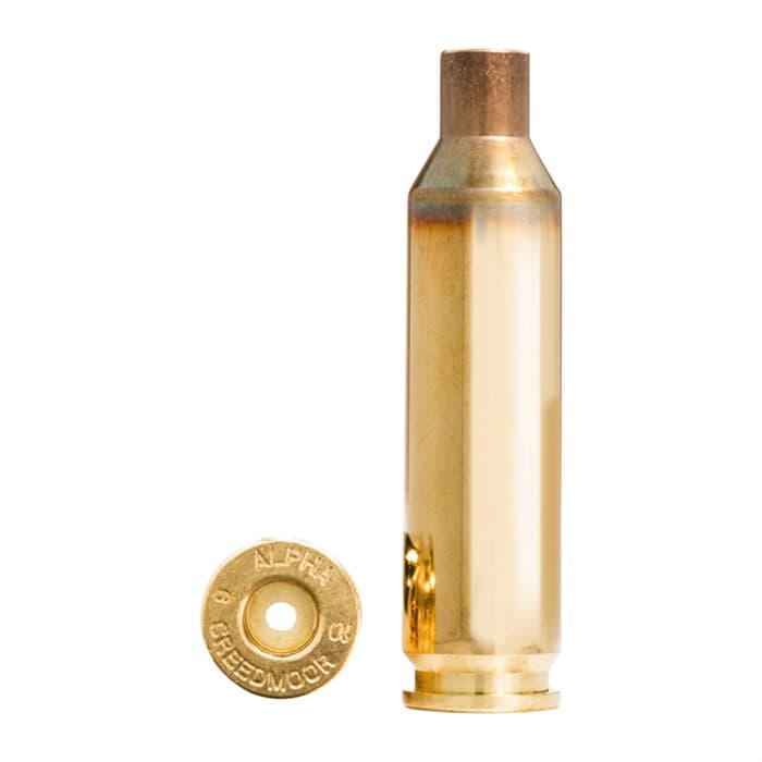 Alpha Munitions Ultra Premium Unprimed Brass Cartridge Cases 6mm Creedmoor - Large Rifle Primer 100/Box