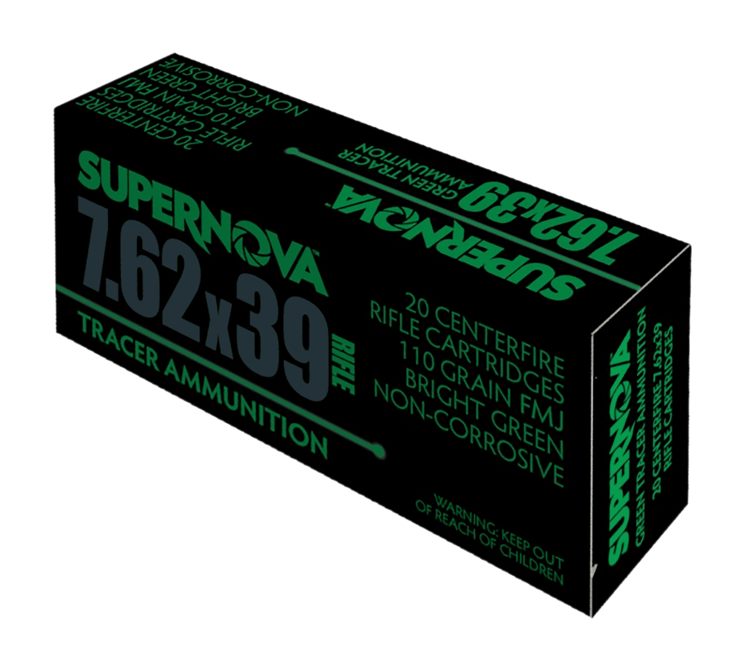 Piney Mountain Supernova 7.62mm Full Metal Jacket 124 Grain 20 Rounds