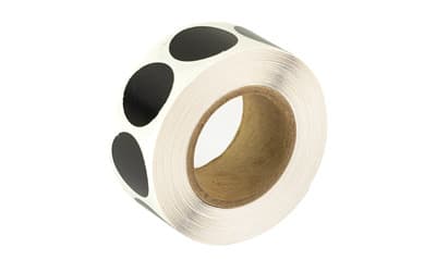 Pro-Shot PR500 SplatterShot Repair Pasters Black 1" Self-Adhesive 500 Per Roll