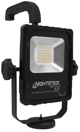 NightStick NSR1516 Rechargeable LED Scene Light Magnetic Base 2500 Lumens Adjustable Handle