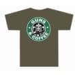 Tuff Products Guns and Coffee Short Sleeve Shirt OD Green XL