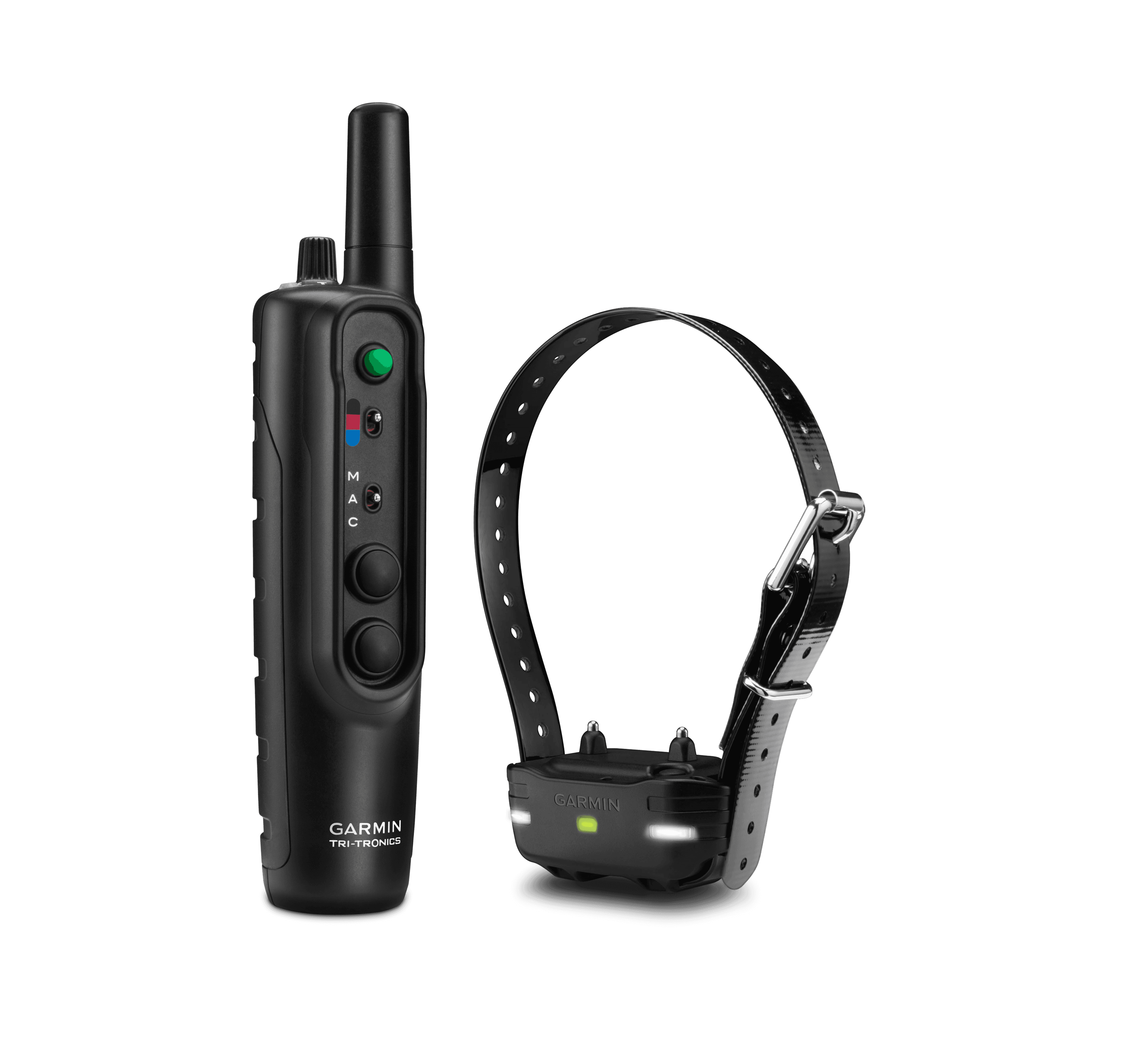 Garmin 0100120200 Pro 550 Bundle Handheld Black w/BarkLimiter, Remote Operation Beacon Lights, Tri-Tronics Rechargeable Li-ion; Collar .75" Up to 3 Dogs 1 Mile Range