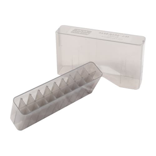 MTM Case-Gard J20LLD41 Slip-Top Ammo Box 338 Win Mag/7mm Clear Smoke Polypropylene 20rd