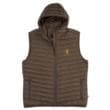 Browning Packable Puffer Hooded Vest Major Brown S