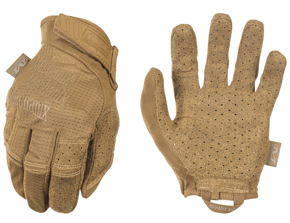Mechanix Wear MSV72011 Specialty Vent  Coyote Synthetic Leather XL Velcro Closure