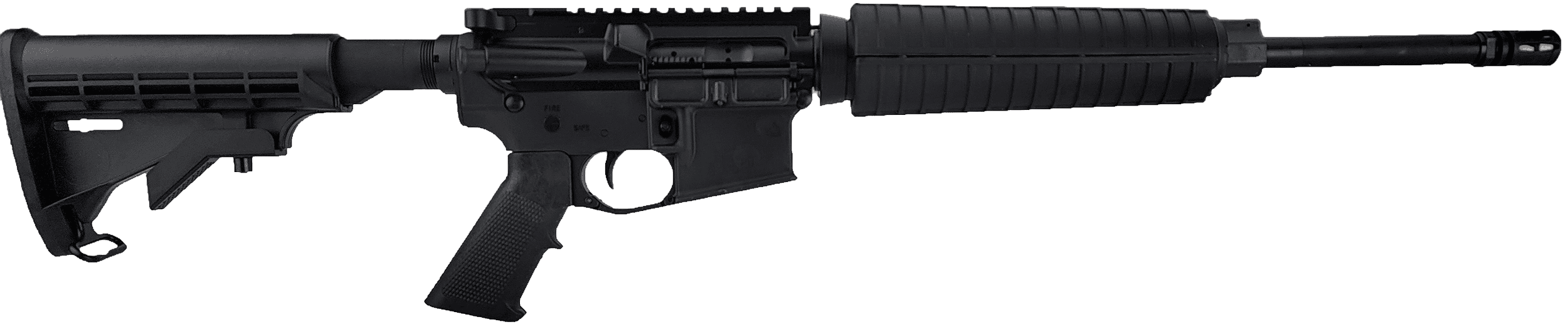Del-Ton Inc SMORMH16-0 316MH Optic Ready  5.56x45mm 16" Manganese Phosphate Threaded Barrel Black Hard Coat Anodized 7075-T6 Aluminum Receiver M4 Flat Top w/Feed Ramps M4 6 Position