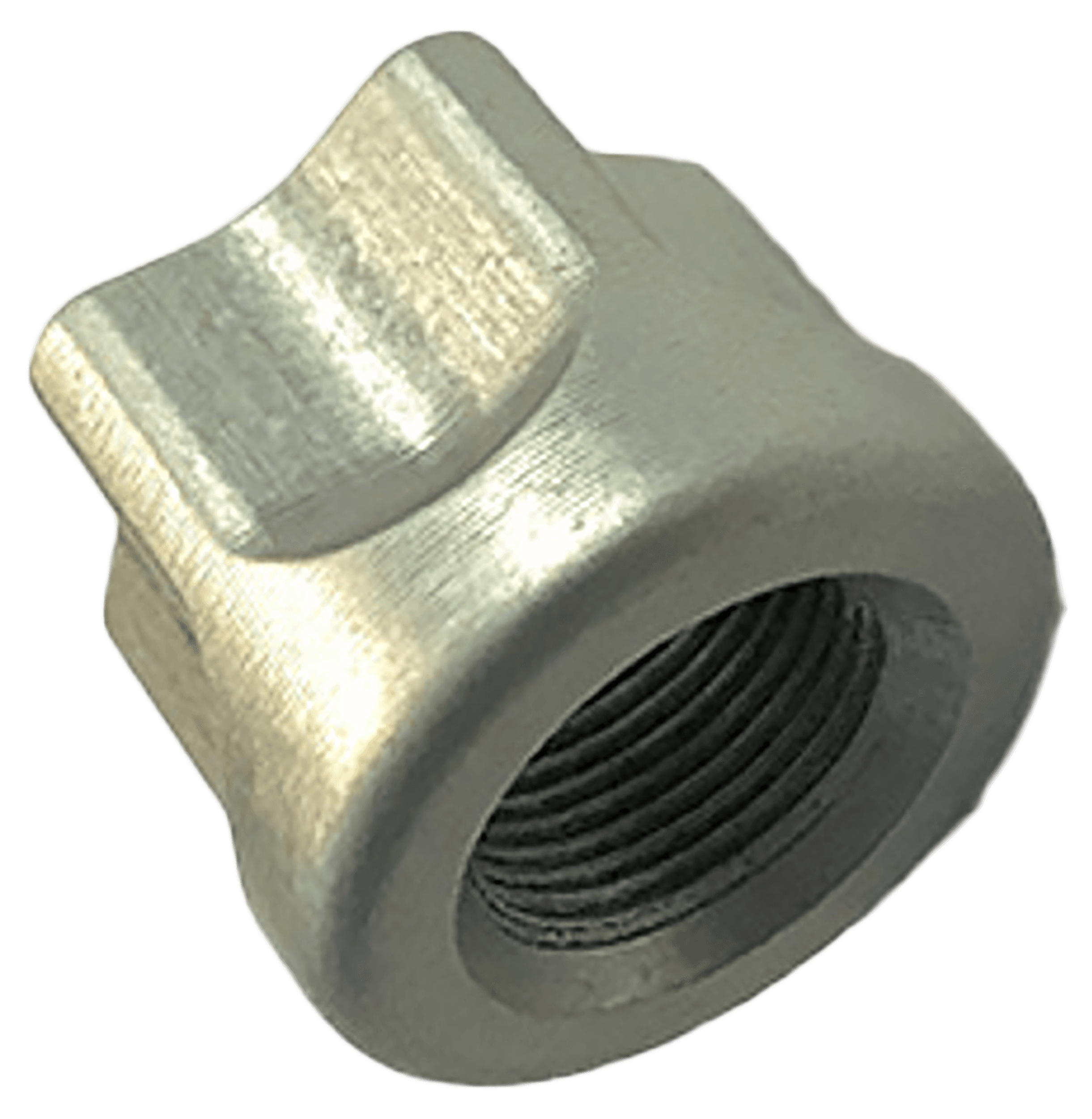 Timber Creek Outdoors Thread Protector 1/2-28 TPI Aluminum Silver Handgun