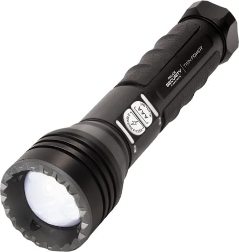 LB Marketing Twin Power Long Throw Flashlight 220/450 Lumens White LED USB-C Rechargeable