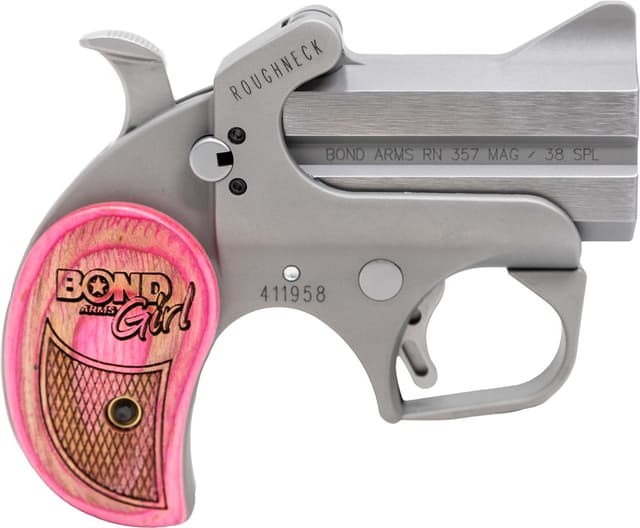 Bond Roughneck 357/38 2.5 Ss Pink Wood Grips